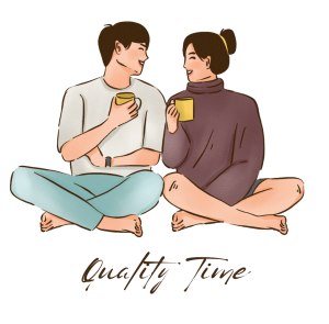 Quality Time - even just enjoying a cup of coffee together - is one of the 5 Love Languages. 